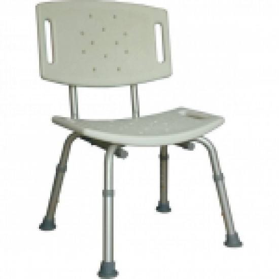 BANCO DUCHE ALUMINIO ALT. REG. C/ COSTAS